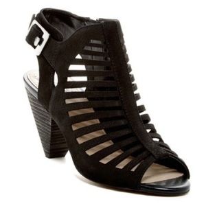 Vince Camuto Caged Leather Sandal - Wide Width